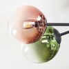 Chehalis Plafonnier, Boule lumineuse Bleu, Vert, Clair, Cuivré, 6 lumières