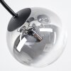 Chehalis Plafonnier, Boule lumineuse 58 cm Clair, Fumé, 6 lumières