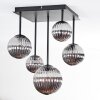 Chehalis Plafonnier, Boule lumineuse Fumé, 5 lumières