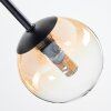 Chehalis Plafonnier, Boule lumineuse Ambre, Clair, 5 lumières