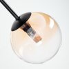 Chehalis Plafonnier, Boule lumineuse Ambre, Clair, 5 lumières