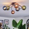 Chehalis Plafonnier, Boule lumineuse Bleu, Vert, Cuivré, 6 lumières