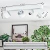 Narel Plafonnier, Spot de plafond LED Blanc, 4 lumières