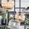 Chehalis Plafonnier, Boule lumineuse Ambre, Clair, Fumé, 5 lumières