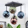 Chehalis Plafonnier, Boule lumineuse Bleu, Vert, Cuivré, 5 lumières
