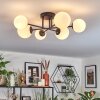 Chehalis Plafonnier, Boule lumineuse 55 cm Blanc, 6 lumières