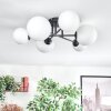 Chehalis Plafonnier, Boule lumineuse Blanc, 6 lumières