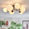 Chehalis Plafonnier, Boule lumineuse Blanc, 6 lumières