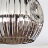 Ripoll Plafonnier, Boule lumineuse Chrome, Fumé, 2 lumières