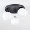 Chehalis Plafonnier, Boule lumineuse Blanc, 3 lumières
