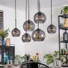 Koyoto Suspension, Boule lumineuse, Suspension Fumé, 6 lumières