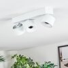 Narel Plafonnier, Spot de plafond LED Blanc, 3 lumières