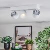 Narel Plafonnier, Spot de plafond LED Blanc, 3 lumières