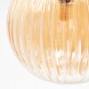 Chehalis Plafonnier, Boule lumineuse 62 cm Ambre, Clair, Fumé, 6 lumières