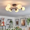 Chehalis Plafonnier, Boule lumineuse 55 cm Blanc, 6 lumières