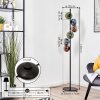 Koyoto Boule lumineuse, Lampadaire 32 cm Bleu, Vert, Clair, Cuivré, 6 lumières