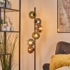 Koyoto Boule lumineuse, Lampadaire 32 cm Bleu, Vert, Clair, Cuivré, 6 lumières