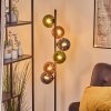 Gastor Boule lumineuse, Lampadaire 34 cm Bleu, Vert, Cuivré, 6 lumières