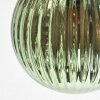 Chehalis Plafonnier, Boule lumineuse 60 cm Bleu, Vert, Cuivré, 6 lumières