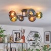 Chehalis Plafonnier, Boule lumineuse 60 cm Bleu, Vert, Cuivré, 6 lumières