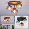 Chehalis Plafonnier, Boule lumineuse 30.5 cm Bleu, Vert, Clair, Cuivré, 3 lumières