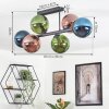 Gastor Plafonnier, Boule lumineuse Bleu, Vert, Cuivré, 6 lumières