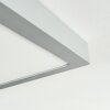 Finsrud Plafonnier, Panel LED Argenté, 1 lumière
