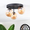 Chehalis Plafonnier, Boule lumineuse 30.5 cm Ambre, 3 lumières
