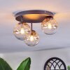 Chehalis Plafonnier, Boule lumineuse 30.5 cm Ambre, Clair, 3 lumières