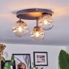Chehalis Plafonnier, Boule lumineuse 30.5 cm Ambre, Clair, 3 lumières