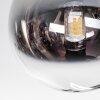 Chehalis Plafonnier, Boule lumineuse 30.5 cm Chrome, Clair, Fumé, 3 lumières