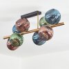 Koyoto Plafonnier, Boule lumineuse Or, Noir, 8 lumières