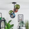 Koyoto Plafonnier, Boule lumineuse 31 cm Bleu, Vert, Cuivré, 4 lumières