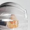 Koyoto Plafonnier, Boule lumineuse 31 cm Clair, Fumé, 4 lumières