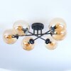 Gastor Plafonnier, Boule lumineuse Ambre, 6 lumières
