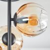 Koyoto Plafonnier, Boule lumineuse 31 cm Ambre, Clair, 4 lumières