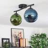 Gastor Plafonnier, Boule lumineuse Bleu, Vert, 2 lumières Gastor Plafonnier, Boule lumineuse Bleu, Vert, 2 lumières
