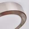 Tavin Plafonnier LED Nickel mat, 1 lumière
