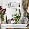 Teral Lampe de miroir, Applique murale LED Chrome, 1 lumière