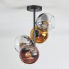 Koyoto Plafonnier, Boule lumineuse 31 cm Or, Clair, Cuivré, Fumé, 4 lumières