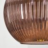Koyoto Suspension, Boule lumineuse, Suspension Or, 1 lumière