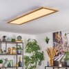 Belan Plafonnier, Panel LED Écru, Blanc, 1 lumière, Télécommandes