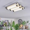 Zamar Plafonnier LED Chrome, 3 lumières