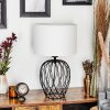 Yomar Lampe à poser Noir, 1 lumière