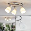 Starkeryd Plafonnier, Spot de plafond Chrome, Blanc, 3 lumières