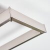 Danil Plafonnier, Spot de plafond LED Nickel mat, 4 lumières