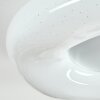 Zuril Plafonnier LED Blanc, 1 lumière, Télécommandes