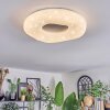 Zuril Plafonnier LED Blanc, 1 lumière, Télécommandes