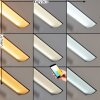 Banek Lampe de miroir, Applique murale LED Chrome, 1 lumière, Changeur de couleurs