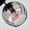 Koyoto Plafonnier, Boule lumineuse Fumé, 3 lumières
